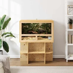 vidaXL Terrarium Bruin 80 x 50 x 100 cm OSB
