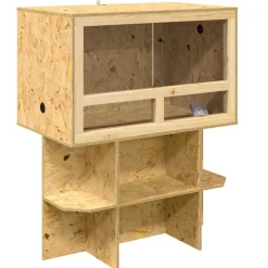 vidaXL Terrarium Bruin 80 x 50 x 100 cm OSB