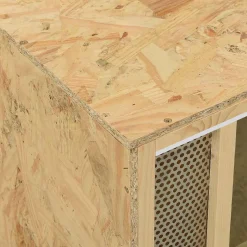 vidaXL Terrarium 80x40x40 cm bewerkt hout
