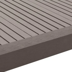 vidaXL Terras hoekplinten 5 st 170 cm HKC donkerbruin