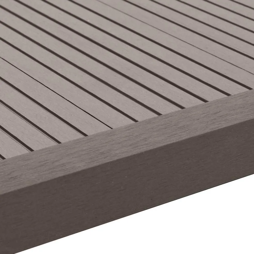 vidaXL Terras hoekplinten 5 st 170 cm HKC donkerbruin