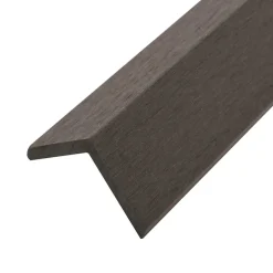 vidaXL Terras hoekplinten 5 st 170 cm HKC donkerbruin