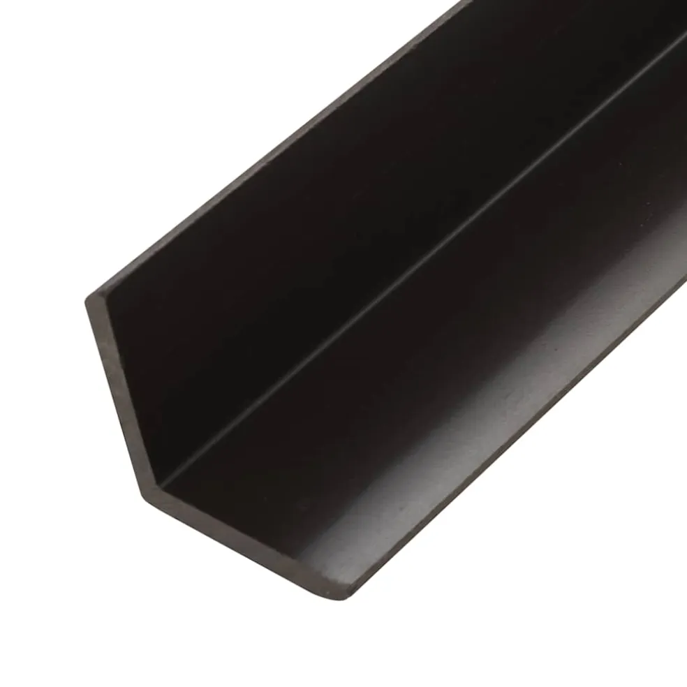 vidaXL Terras hoekplinten 5 st 170 cm HKC donkerbruin