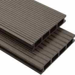 vidaXL Terrasplank 30 st Donkerbruin WPC