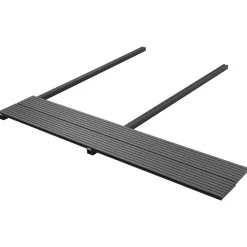 vidaXL Terras plank 16 st Grijs WPC