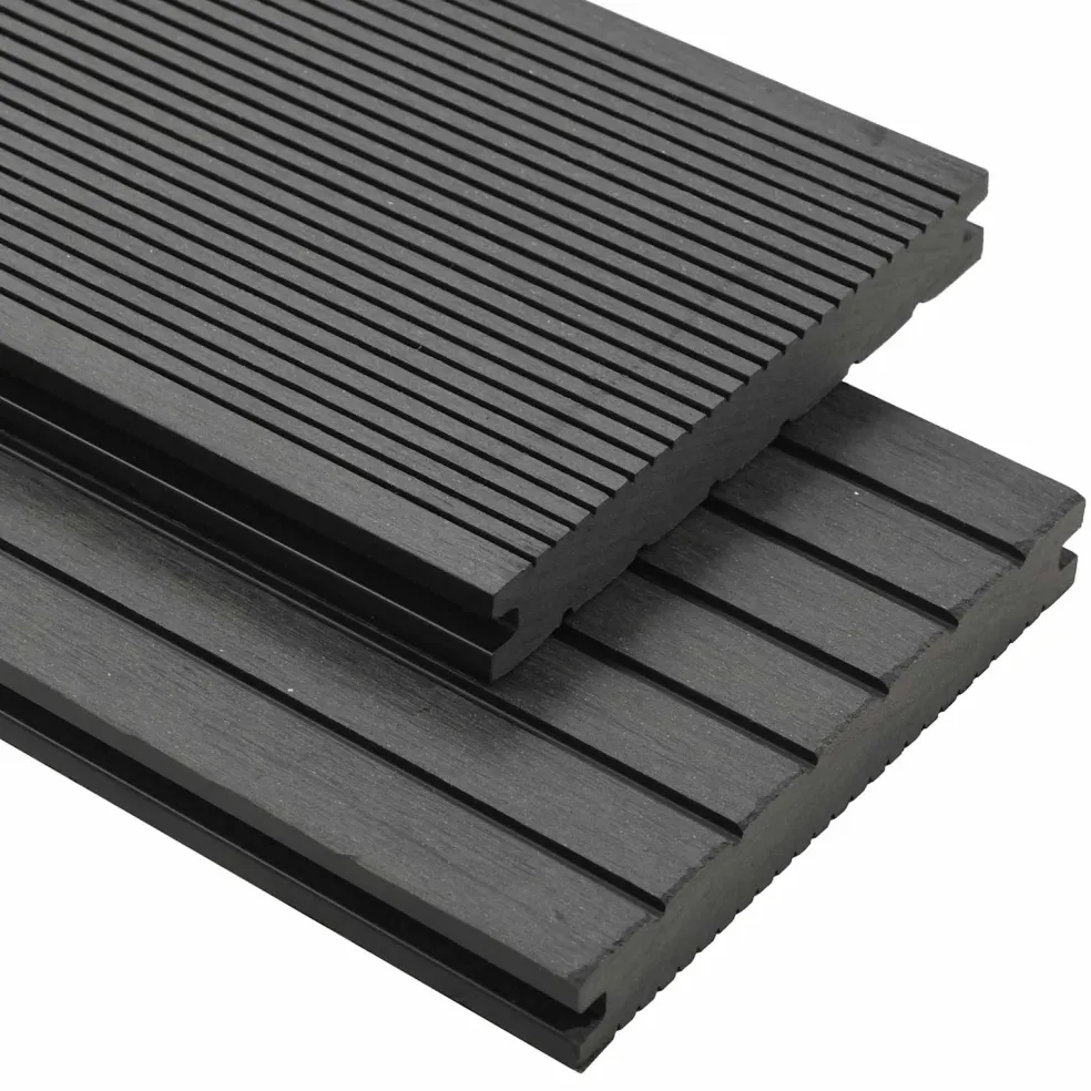 vidaXL Terras plank 16 st Grijs WPC