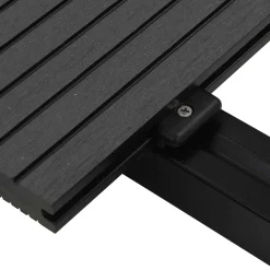 vidaXL Terrasplank 30 st Zwart WPC