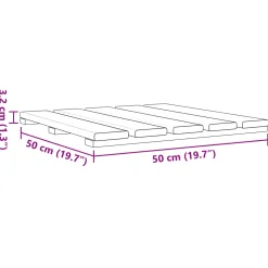 vidaXL Terras Tegel 12 st Groen 50 x 50 cm