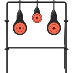 vidaXL Terugstellend Doel Zwart 26 x 13 x 31 cm Staal
