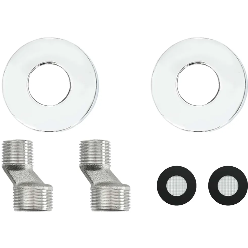 vidaXL Thermostatische douchemixer RVS 201 27 x 8 x 6 cm zilver