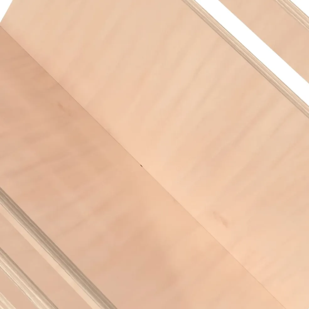 vidaXL Tijdschriftenrek vloermodel hout naturel