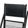 vidaXL Tijdschriftenrek zwart 40x32x131 cm A4