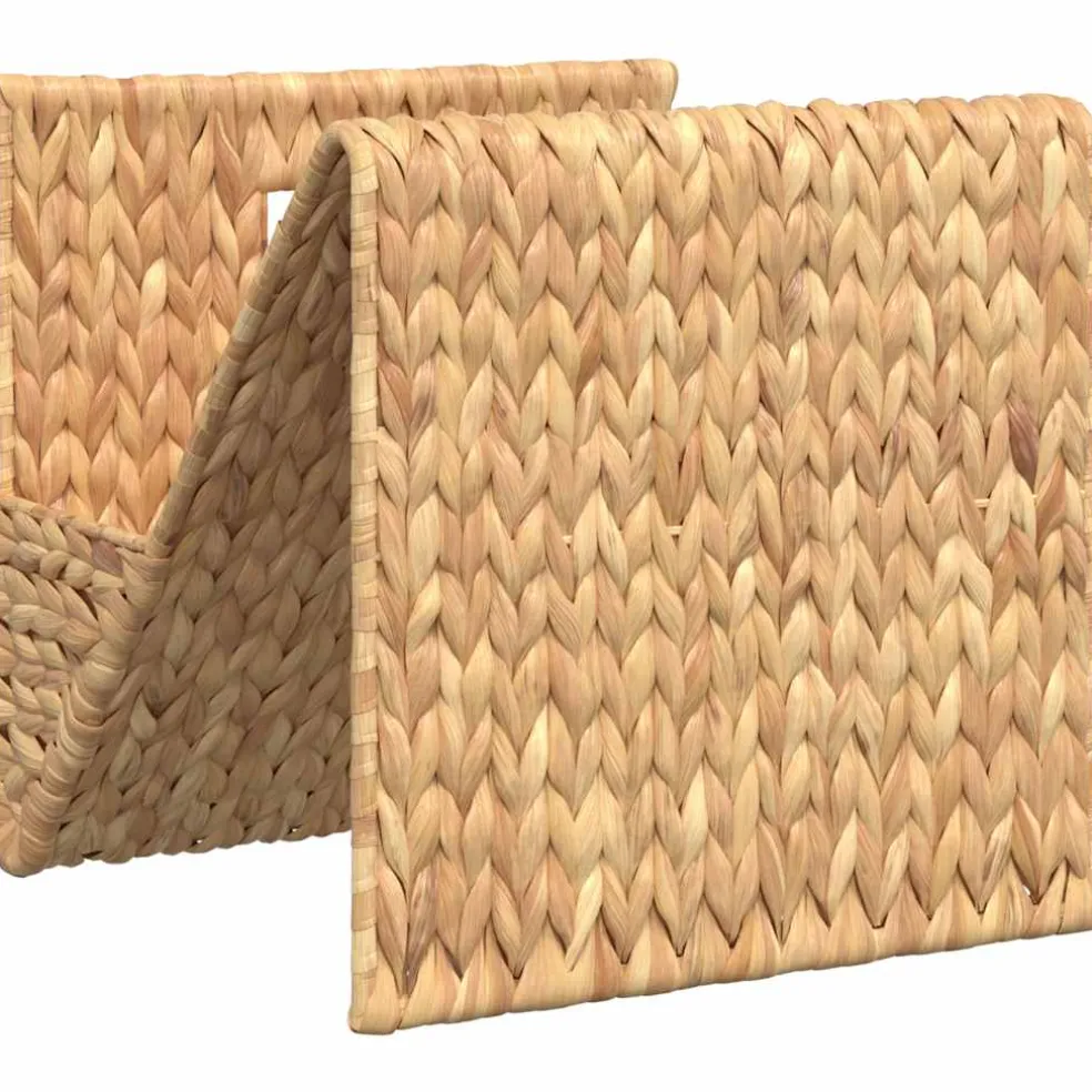 vidaXL Tijdschrifthouder 31x31x31 cm waterhyacint