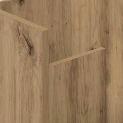 vidaXL Tijdschrift Rek Artisan Eiken 35 x 35 x 45 cm Bewerkt hout