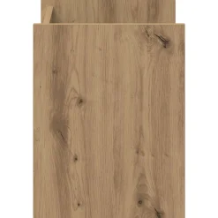 vidaXL Tijdschrift Rek Artisan Eiken 35 x 35 x 45 cm Bewerkt hout