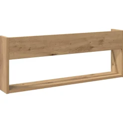 vidaXL Tijdschrift Rek Artisan Eiken 80 x 12 x 30 cm Bewerkt hout