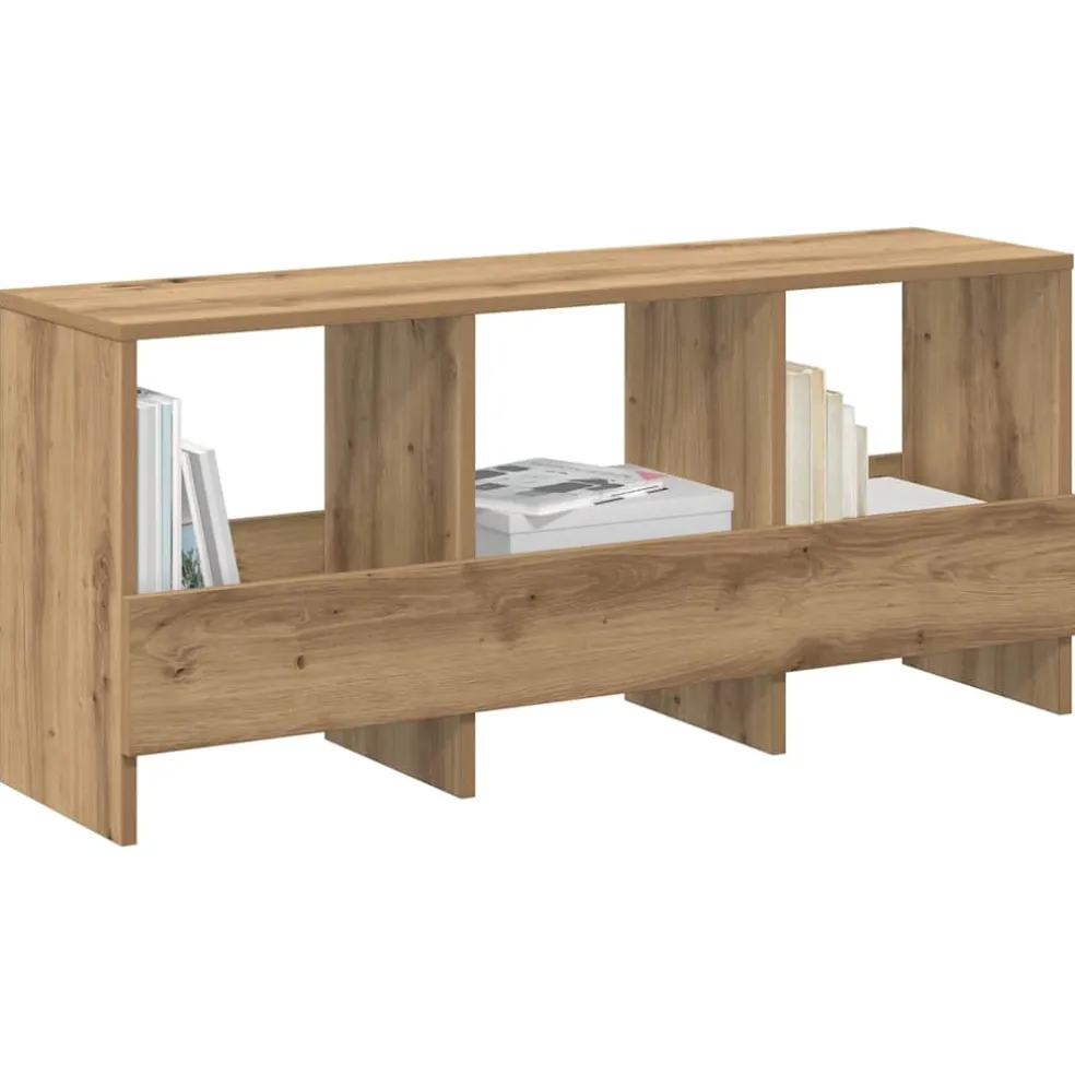 vidaXL Tijdschrift Rek Artisan Eiken 102 x 30 x 45 cm