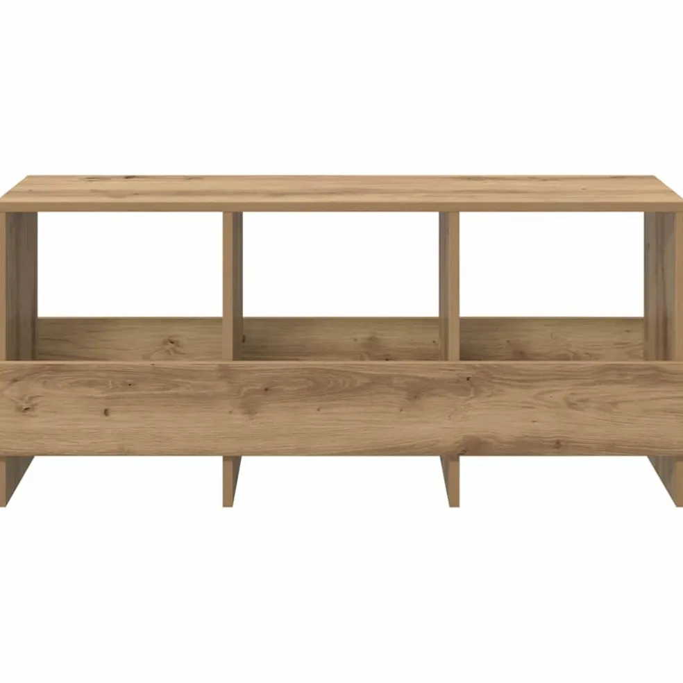 vidaXL Tijdschrift Rek Artisan Eiken 102 x 30 x 45 cm