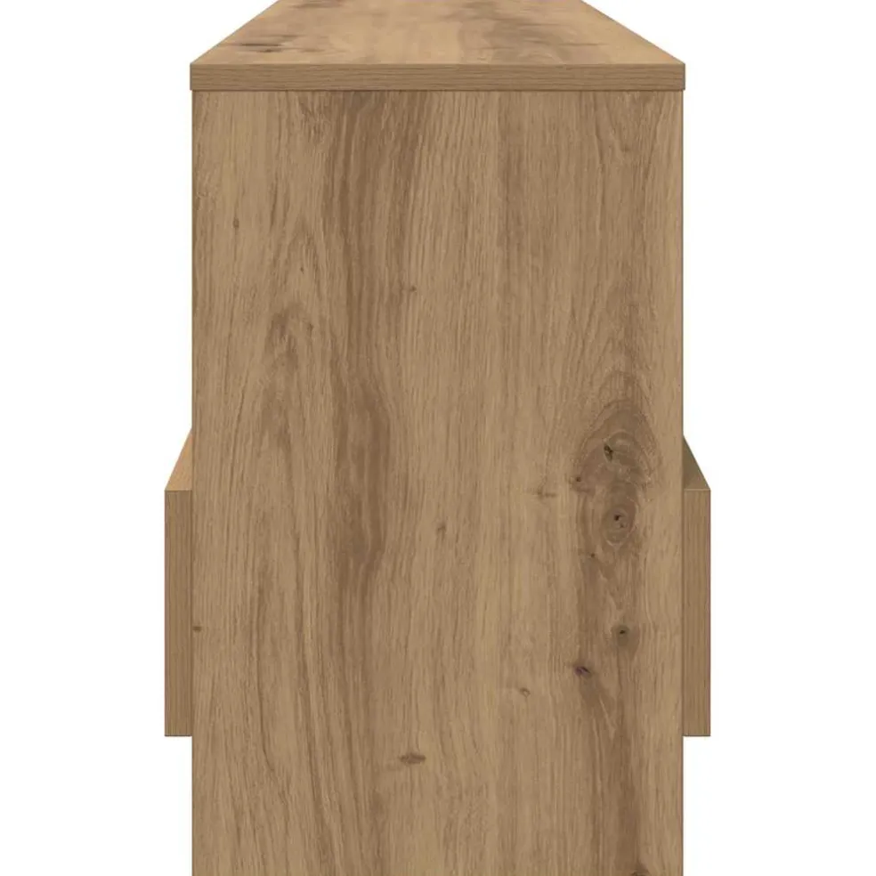 vidaXL Tijdschrift Rek Artisan Eiken 102 x 30 x 45 cm