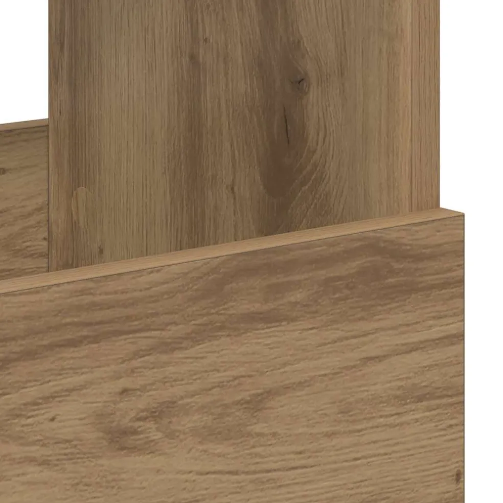 vidaXL Tijdschrift Rek Artisan Eiken 102 x 30 x 45 cm