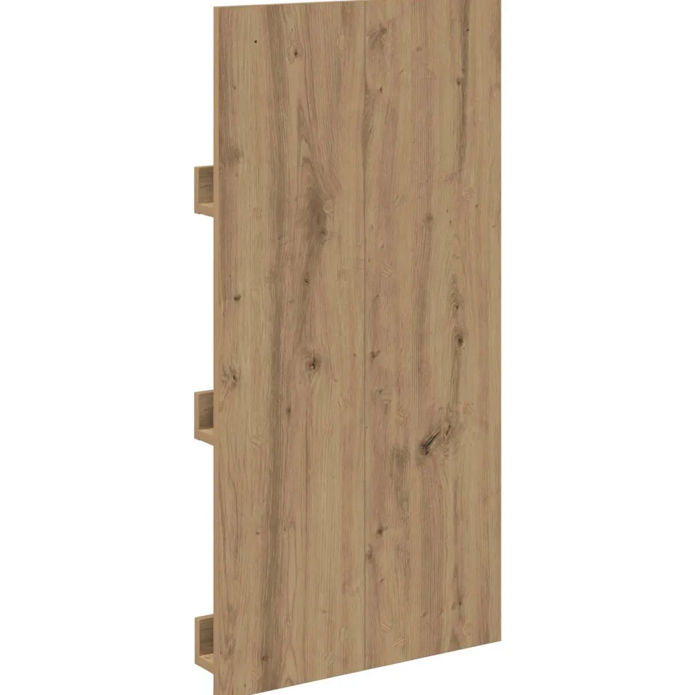 vidaXL Tijdschrift Rek Artisan Eiken 51 x 11 x 102 cm Bewerkt hout