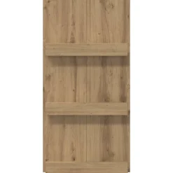 vidaXL Tijdschrift Rek Artisan Eiken 51 x 11 x 102 cm Bewerkt hout