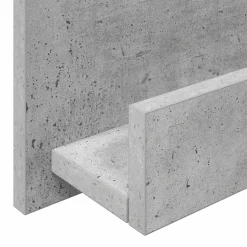 vidaXL Tijdschrift Rek Beton Grijs 102 x 30 x 45 cm
