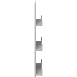 vidaXL Tijdschrift Rek Beton Grijs 102 x 30 x 45 cm