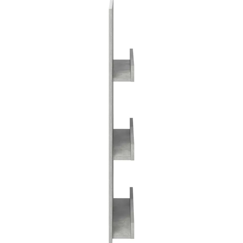 vidaXL Tijdschrift Rek Beton Grijs 102 x 30 x 45 cm