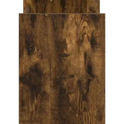 vidaXL Tijdschrift Rek Gerookt eiken 35 x 35 x 45 cm Bewerkt hout