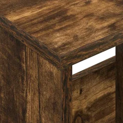 vidaXL Tijdschrift Rek Gerookt eiken 102 x 30 x 45 cm