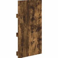 vidaXL Tijdschrift Rek Gerookt eiken 51 x 11 x 102 cm Bewerkt hout