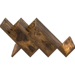 vidaXL Tijdschrift Rek Gerookt eiken 53 x 40 x 28,5 cm Bewerkt hout