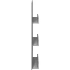 vidaXL Tijdschrift Rek Grijs Sonoma 51 x 11 x 102 cm Bewerkt hout