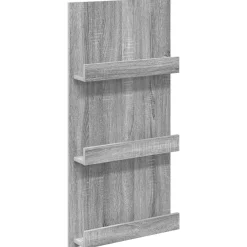 vidaXL Tijdschrift Rek Grijs Sonoma 51 x 11 x 102 cm Bewerkt hout