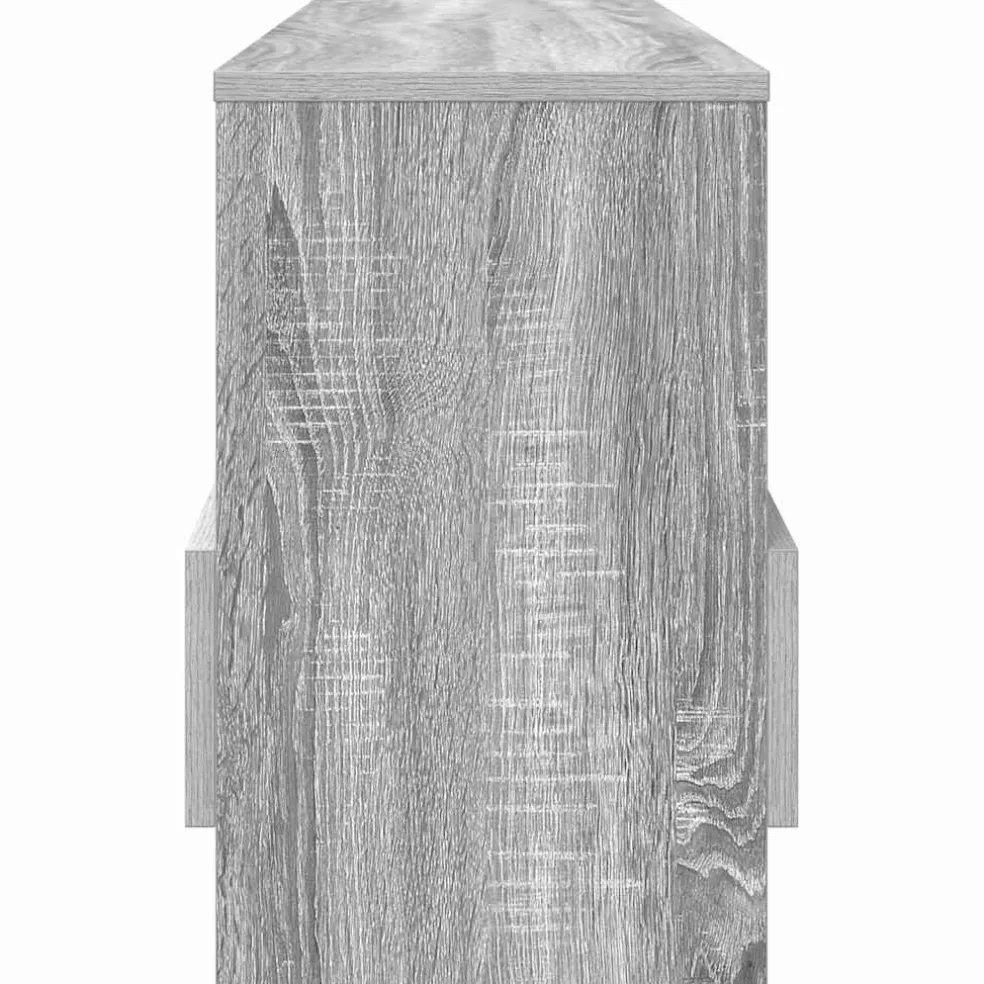 vidaXL Tijdschrift Rek Grijs Sonoma 102 x 30 x 45 cm