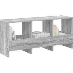 vidaXL Tijdschrift Rek Grijs Sonoma 102 x 30 x 45 cm