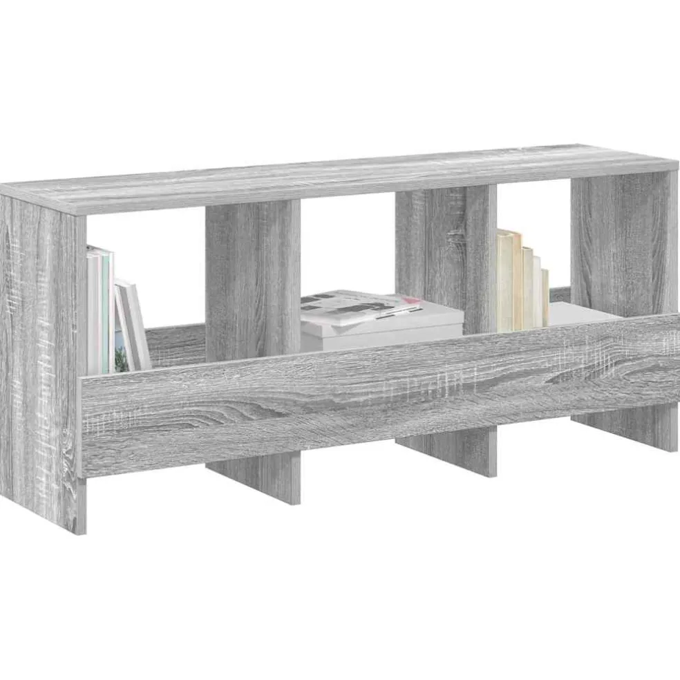 vidaXL Tijdschrift Rek Grijs Sonoma 102 x 30 x 45 cm