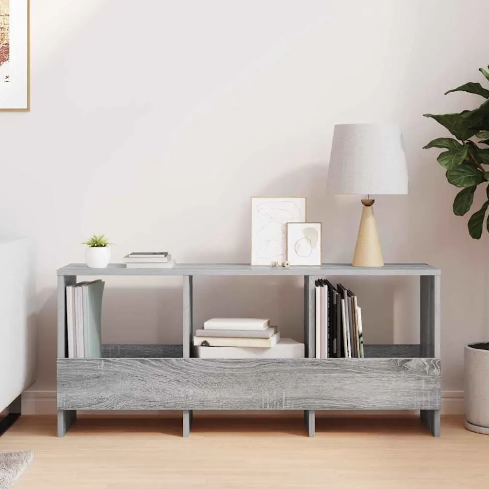 vidaXL Tijdschrift Rek Grijs Sonoma 102 x 30 x 45 cm