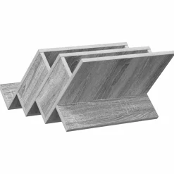vidaXL Tijdschrift Rek Grijs Sonoma 53 x 40 x 28,5 cm Bewerkt hout