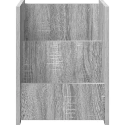 vidaXL Tijdschrift Rek Grijs Sonoma 35 x 35 x 45 cm Bewerkt hout