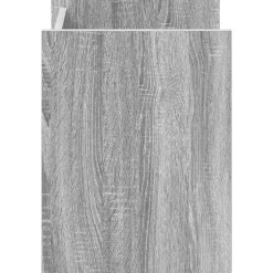 vidaXL Tijdschrift Rek Grijs Sonoma 35 x 35 x 45 cm Bewerkt hout