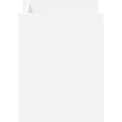 vidaXL Tijdschrift Rek met plank Wit 35 x 35 x 45 cm Bewerkt hout