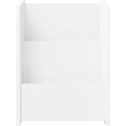 vidaXL Tijdschrift Rek met plank Wit 35 x 35 x 45 cm Bewerkt hout