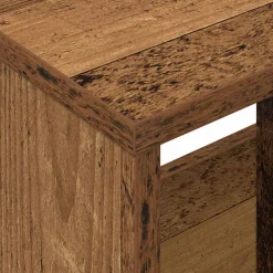 vidaXL Tijdschrift Rek Oudhout 102 x 30 x 45 cm
