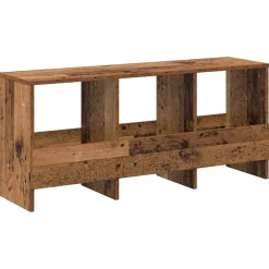 vidaXL Tijdschrift Rek Oudhout 102 x 30 x 45 cm