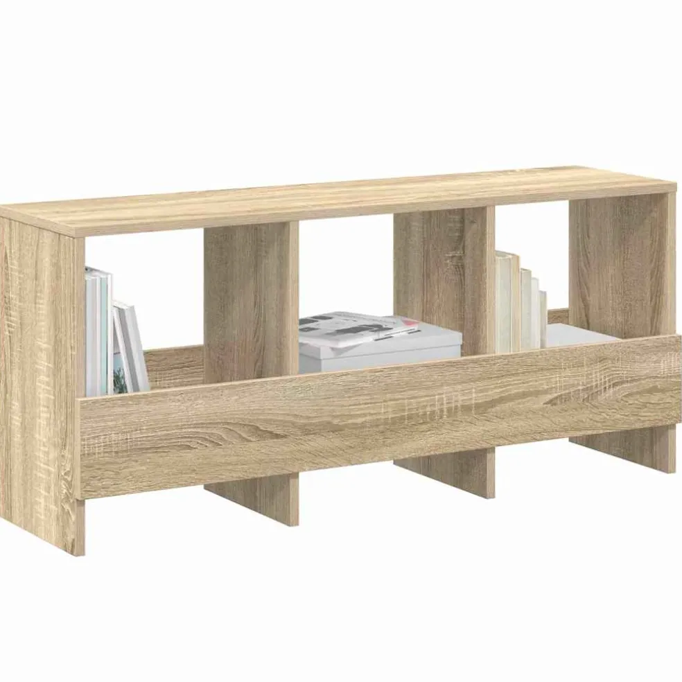 vidaXL Tijdschrift Rek Sonoma Eiken 102 x 30 x 45 cm