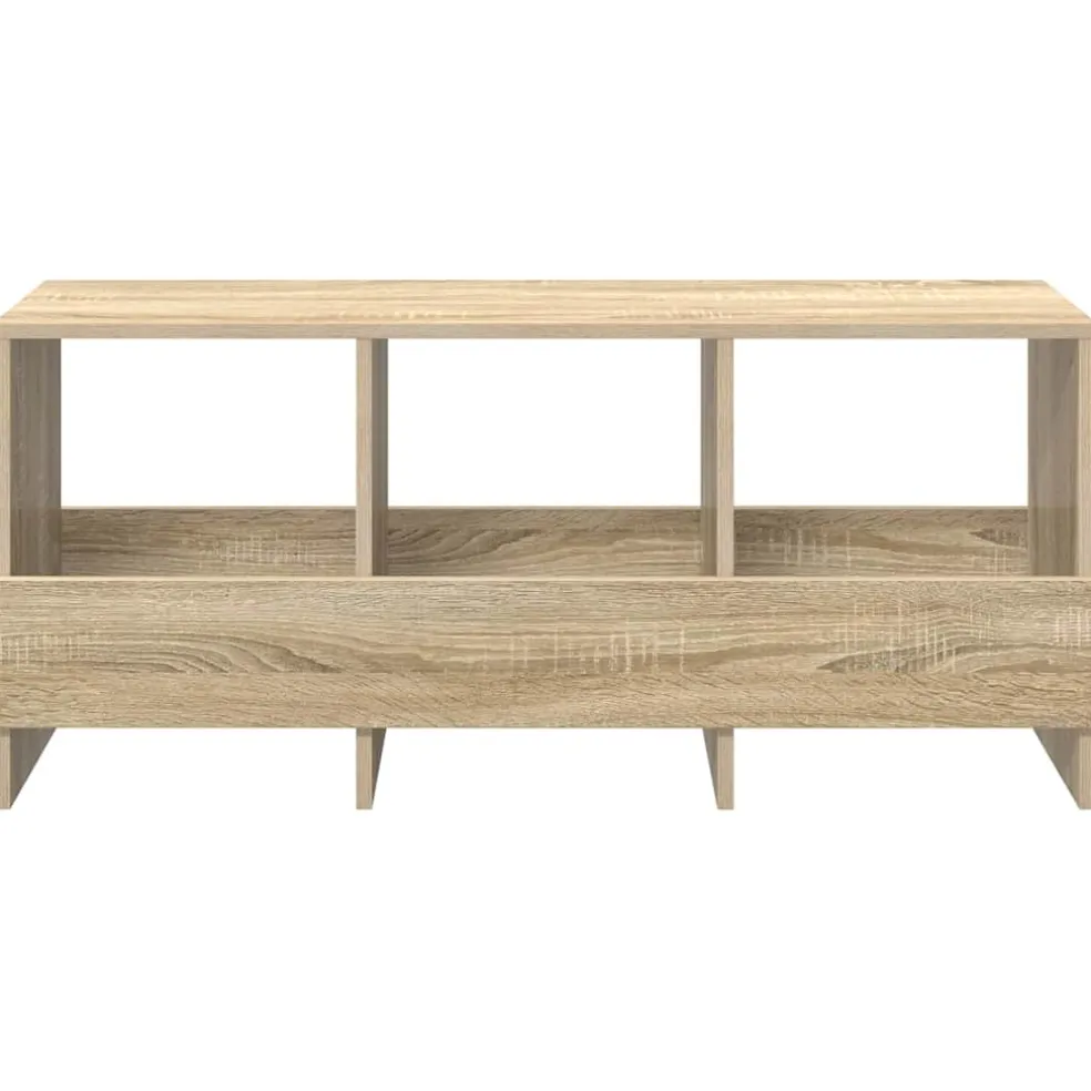 vidaXL Tijdschrift Rek Sonoma Eiken 102 x 30 x 45 cm