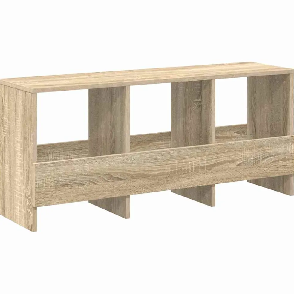 vidaXL Tijdschrift Rek Sonoma Eiken 102 x 30 x 45 cm