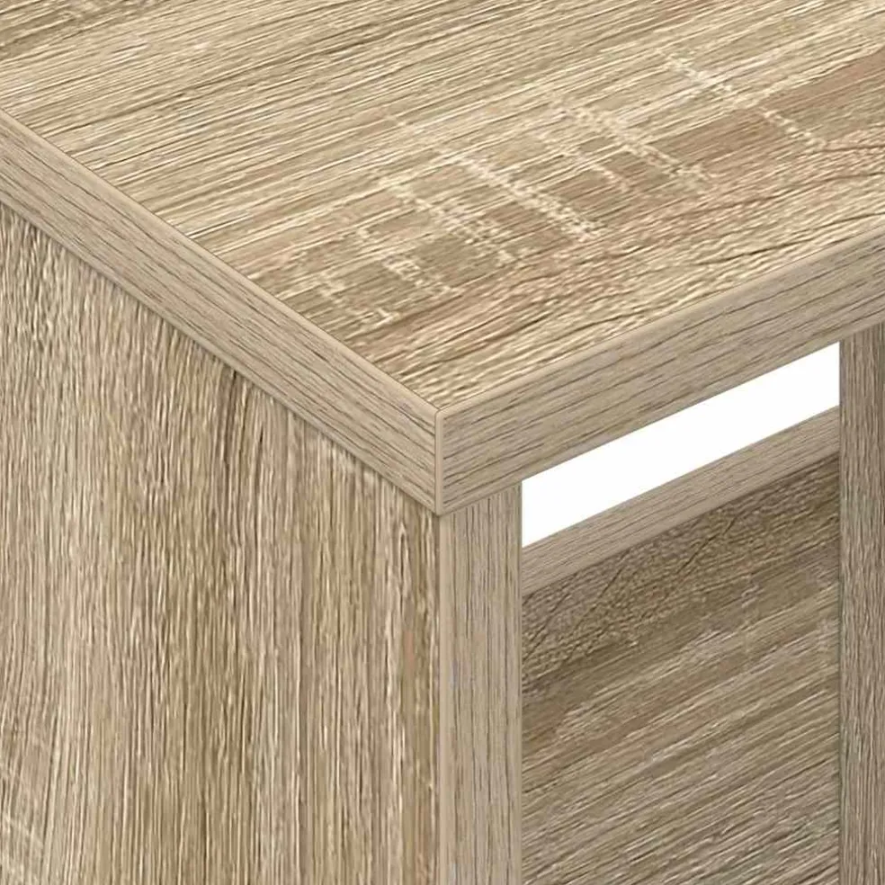vidaXL Tijdschrift Rek Sonoma Eiken 102 x 30 x 45 cm